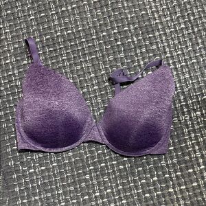 Victoria's Secret Purple Molded T-Shirt Bra broken underwire